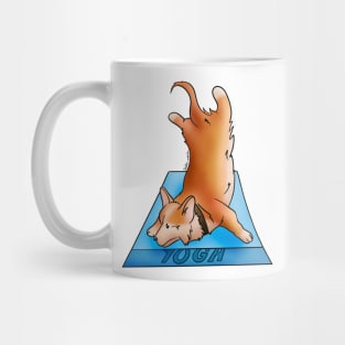 Yoga Corgi Mug